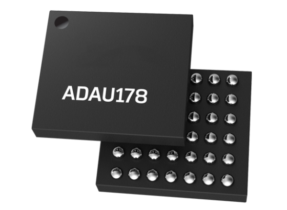 ADAU1788BCBZRL (ADI)オーディオDSPを備えたデュアルADCシングルDAC低消費電力コーデックです
