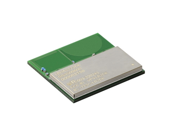 lbua2zz2dk-882一体型超広帯域(UWB) + bluetooth LE組み合わせモジュールです。