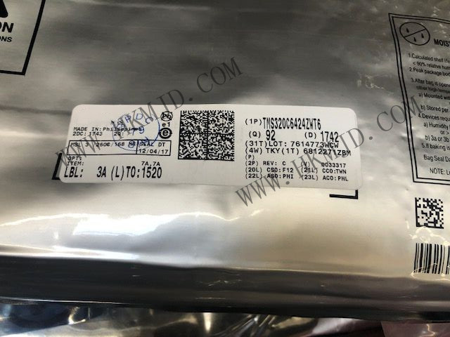 【TI】C64x+固定小数点DSP-TMS320C6424ZWT6NFBGA（ZWT）デジタル信号プロセッサ