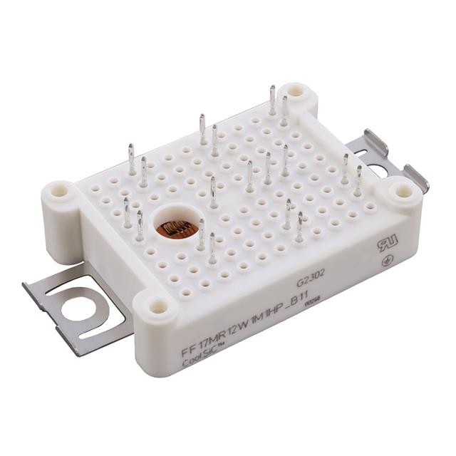 インフィニオンSiC_FF17MR12W1M1HPB11_EasyDUAL™ 1B 1200V、33mΩハーフブリッジモジュール