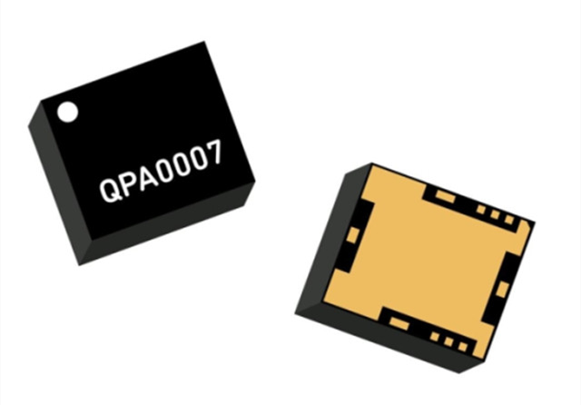 QPA0007S2パワーアンプは再構成可能なデュアルバンドGaNMMICです。