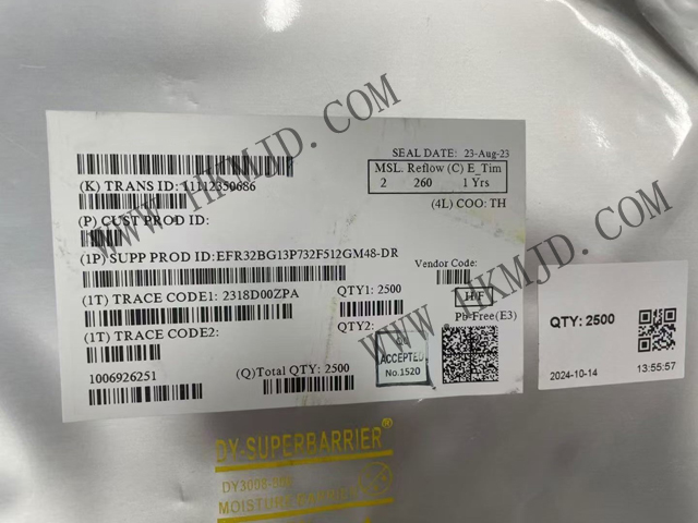 Silicon EFR32BG13P732F512GM48-DR EFR32BG13 Blue Gecko Bluetooth® 低消費電力SoC