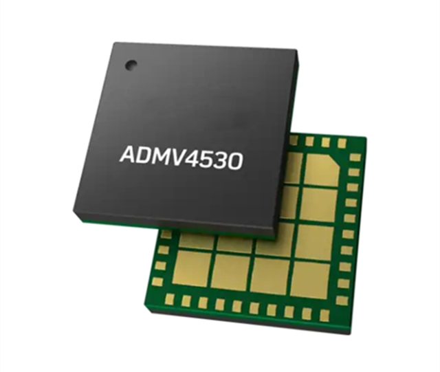 ADMV4530ACCZ（ADI）は衛星動作週波数帯用のアップコンバータである。