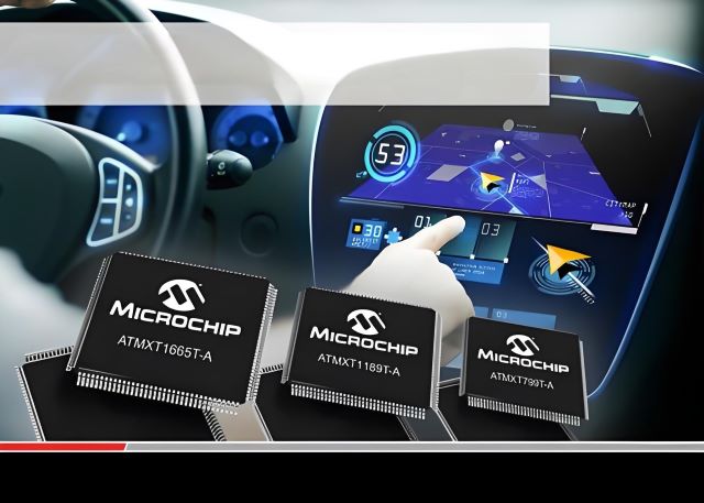 Microchip社製タッチチップ、タッチスクリーンコントローラ、maXTouch®タッチスクリーンコントローラを買収