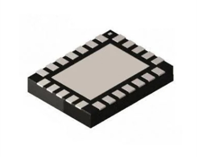 Maxim MAX32664GTGA低消費電力生体認証センサコンセントレータ、サイズ3mm × 3mmです