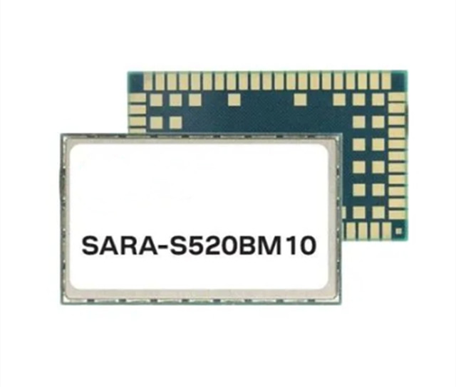 ORBCOMM衛星接続と地上セルラーネットワーク用のSARA-S520BM10-00Bモジュール