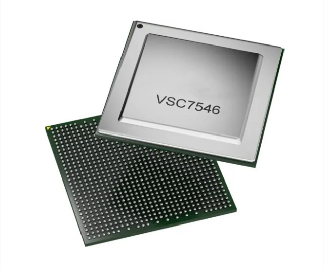 VSC7546-V/5CC（SparX-5-64）イーサネットスイッチチップは最大64Gbpsの帯域幅をサポート