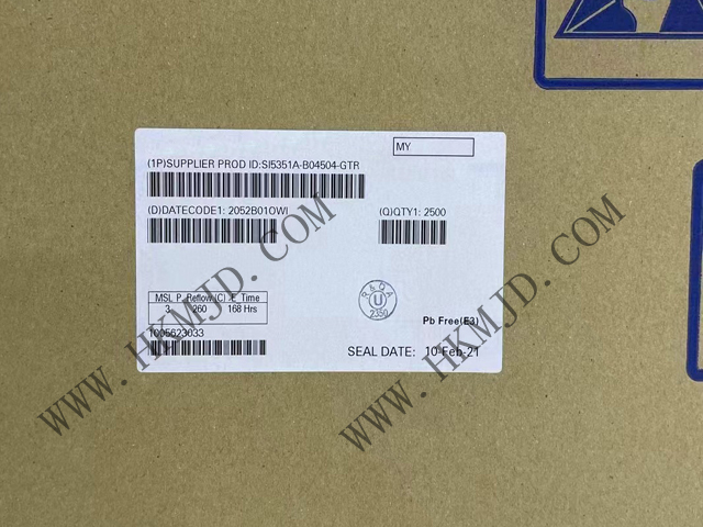 SI5351A-B04504-GTR（Skyworks）プログラマブル任意週波数CMOSクロックジェネレータ