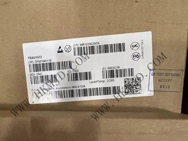 DC/DCスイッチングコンバータInfineonTDA2147270A、1.5MHzスイッチング週波数