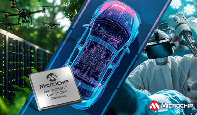 Microchip新しいSwitchtec PCIe 4.0 16レーンスイッチシリーズを発表しました