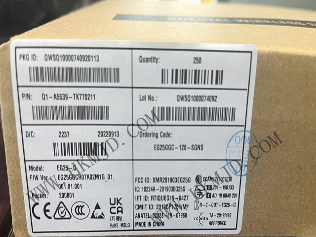 Quectel EG25GGC-128-SGNS: グローバルなIoT接続を可能にする高性能LTE Cat 4モジュール