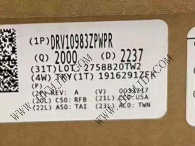 明佳達電子——サプライ [TI] DRV10983ZPWPR 3相センサレスBLDCモータドライバ