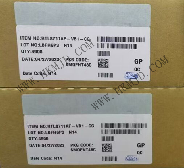 REALTEK RTL8711AF-VB1-CG：高性能シングルチップ低消費電力WLANネットワークコントローラ