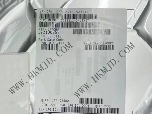 サイプレス CY7C65211-24LTXIT USB シリアルシングルチャンネルブリッジコントローラ