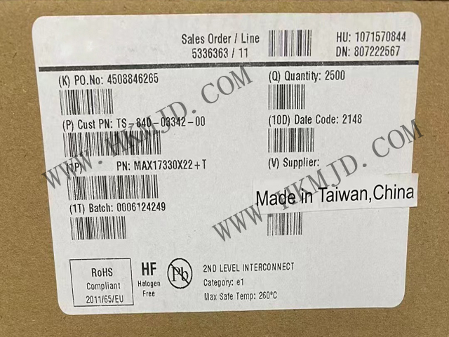 Maxim MAX17330X22 高精度充電器およびプロテクター内蔵スタンドアロン燃料計