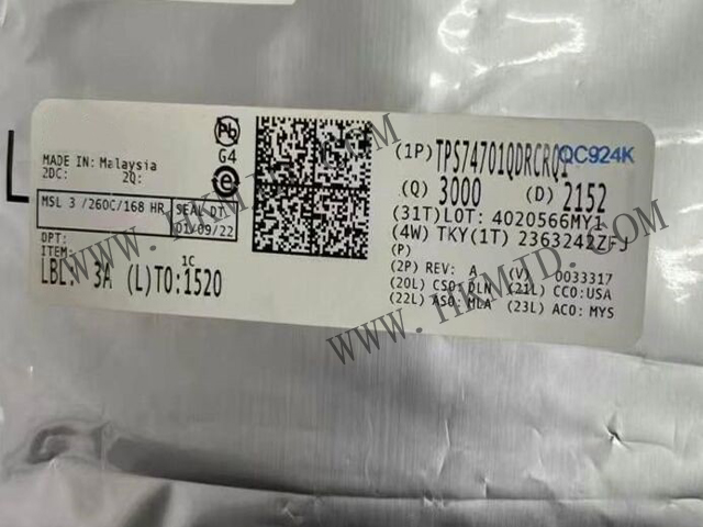 TI TPS74701QDRCRQ1 車載用 500mA 調節可能な超低ドロップアウト電圧レギュレータ
