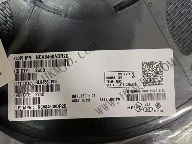 供給 [ON] NCV8460ADR2G 自己保護高電圧側ドライバー、自動車、産業用アプリケーションを支援します