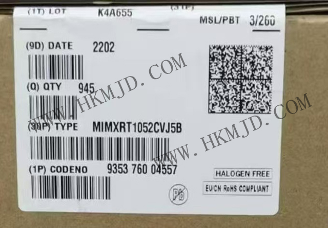 NXP MIMXRT1052CVJ5B i.MX RT1050 Crossover MCU with Arm Cortex-M7 core
