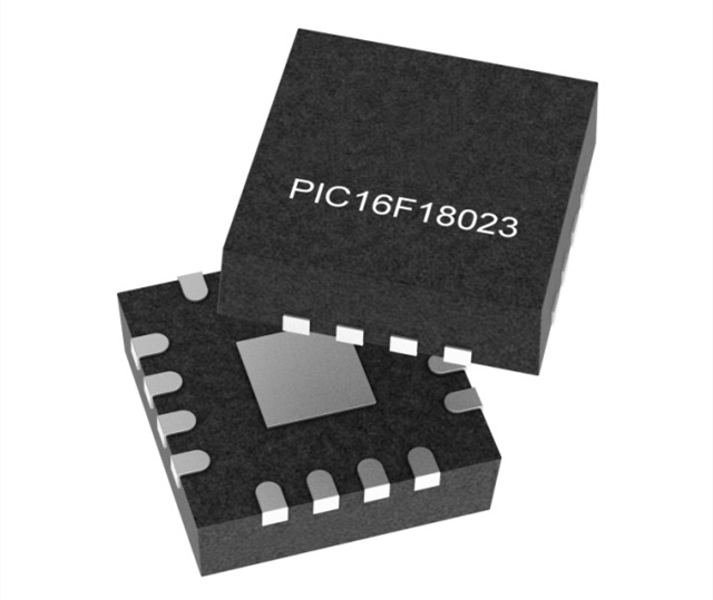 Microchip PIC16 F18023-I/MG MCU：32 MHz、8ビットPIC16 Fマイクロコントローラ（3.5 KBフラッシュメモリ）QFN-16