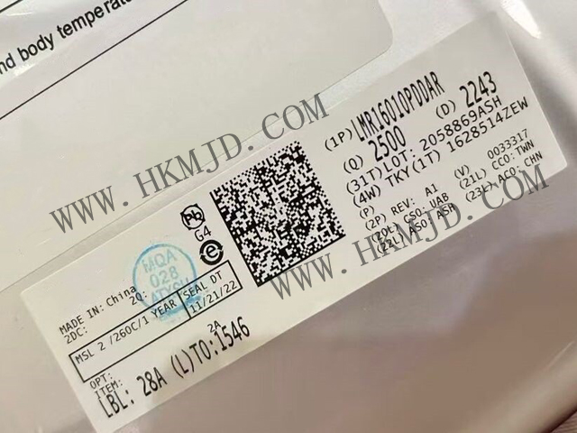 LMR16010PDDAR(TI)：40µA IQのSIMPLE SWITCHER® 60V、1A降圧コンバータ