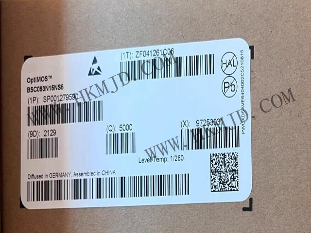 インフィニオン BSC093N15NS5 OptiMOS™5 150V 超低オン抵抗9.3mΩパワーMOSFET
