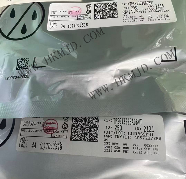 TI TPS613226ADBVT 1.8A 同期昇圧コンバータ、静止電流 6.5µA