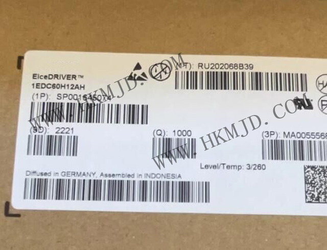 供給ドライバ インフィニオン 1EDC60H12AH 1200 V ハイサイドシングルチャンネルゲートドライバIC
