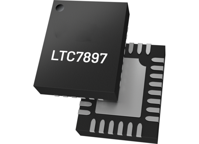 LTC7897 RUFD同期降圧コントローラ：140 V、低IQ、スイッチング週波数100 kHz~2.5 MHz