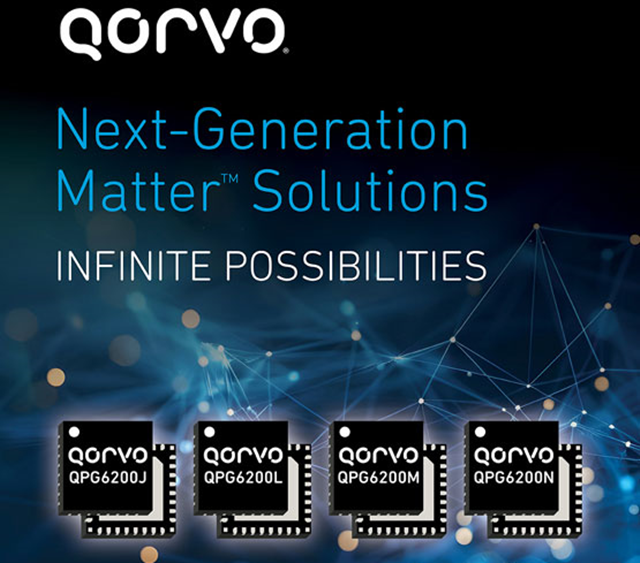 Qorvo Matterソリューションに3つのQPG6200シリーズSoCを追加