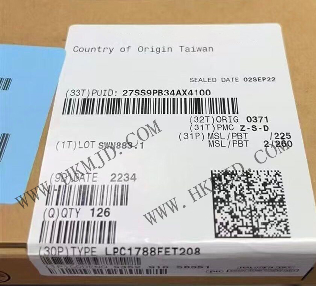 [供給] LPC1788FET208（NXP）Arm® Cortex®-M3コア搭載32ビットマイコンIC