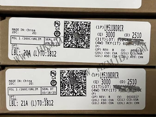 [供給 TI パワーマネージメントIC ] 供給 LM5108DRCR 2.6A、110V ハーフブリッジゲートドライバ