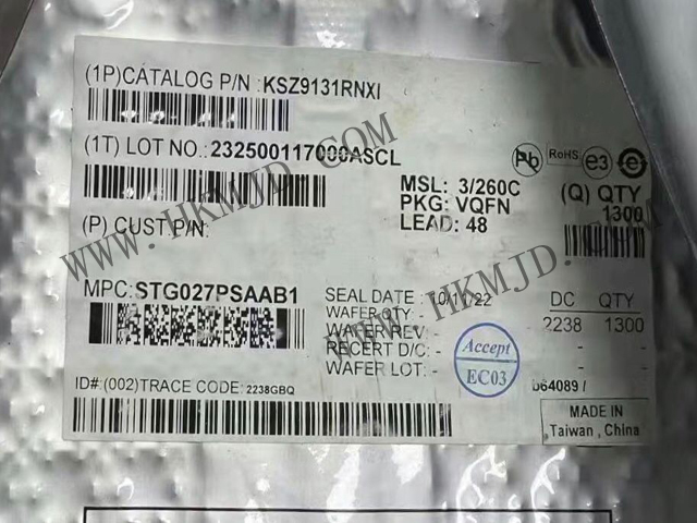 供給 [Microchip] イーサネット IC、オリジナル KSZ9131RNXI ギガビットイーサネットトランシーバ