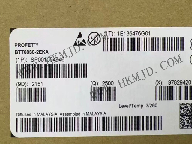 インフィニオン BTT6030-2EKA 32mΩ 4A デュアルチャネル スマート ハイサイド パワースイッチ IC