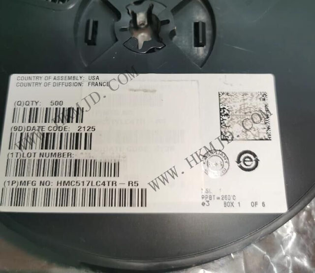 ADI HMC517LC4TR 高ダイナミックレンジ ガリウムヒ素 pHEMT MMIC 低ノイズアンプ