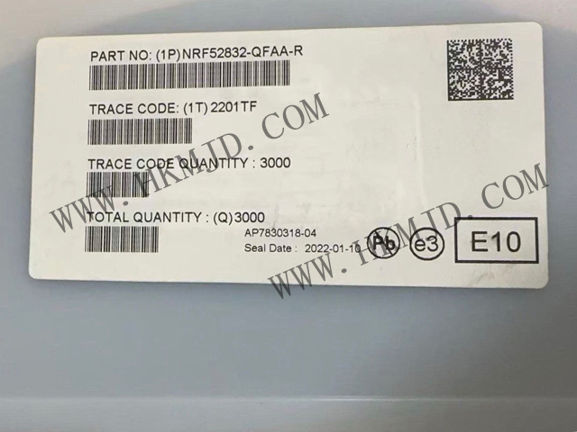 NORDIC 新品・オリジナル NRF52832-QFAA NRF52832マルチプロトコルSoC、強力で高い柔軟性