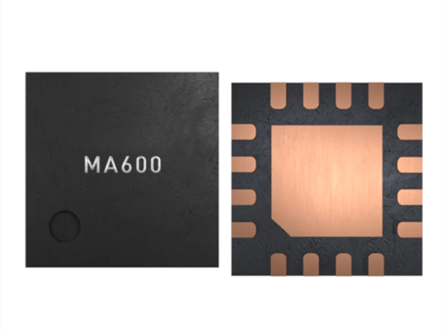 （MPS）MA600 GQEセンサー紹介：INL<0.6°（<0.1°）、高精度磁気角度センサー