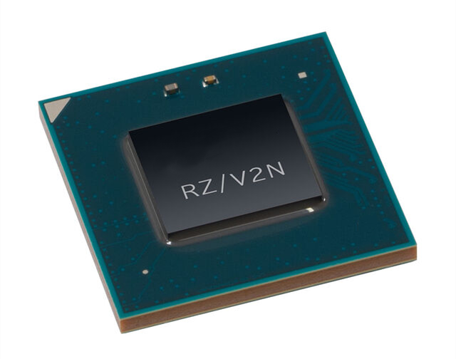 RZ/V2 Nシリーズ：R9 A09 G056 N44 GBGクアッドコアビジョンAI MPU、15 TOPS、デュアルカメラ、エネルギー効率