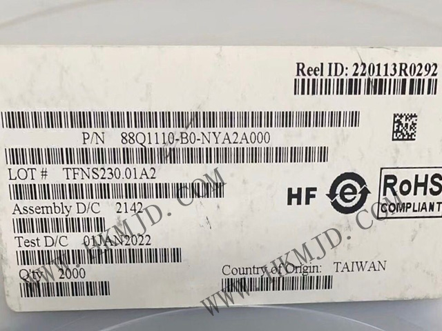 マーベル 自動車用イーサネット PHY 88Q1110-B0-NYA2A000——高性能自動車用イーサネット PHY チップ