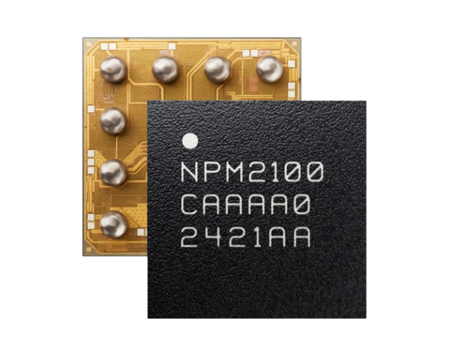 Nordic一次電池アプリケーション用NPM2100-CAAA電源管理IC（PMIC）