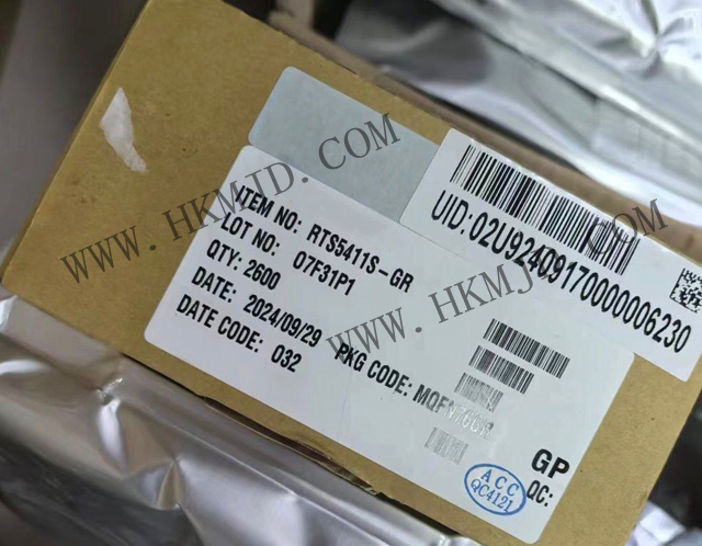 （USBインターフェースチップ）REALTEK RTS5411S-GR USB3.2 Gen1 4ポートハブコントローラー