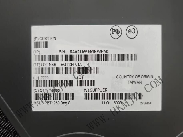 [供給元] RAA2116514GNP（Renesas）統合型60V、5A同期降圧レギュレータ