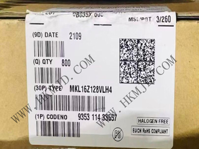 NXP純正ArmマイクロコントローラMKL16Z128VLH4供給：Cortex-M0+ベースの超低消費電力MCU