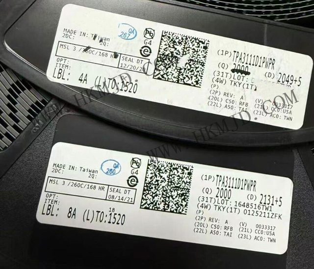 明佳達電子供給 [TI] TPA3111D1PWPR——10W クラスDオーディオパワーアンプ