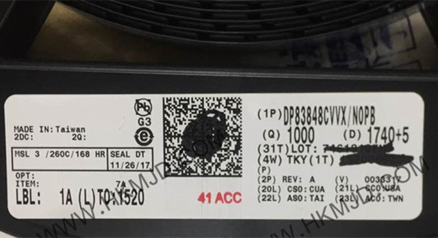 SNIインターフェースとJTAGをサポートするDP83848 CVVX10/100 MbpsイーサネットPHYトランシーバ