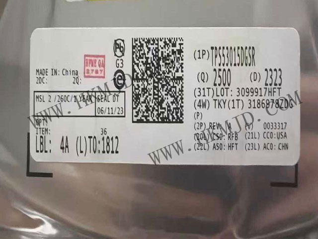 PGOOD付きTPS53015 DGSR4.5 V~28 V入力、D-CAP2 TM同期降圧コンバータ